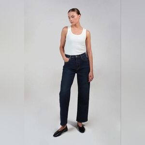 NWT Etica Denim Tyler High Vintage Straight Leg Size 28 Organic Cotton
